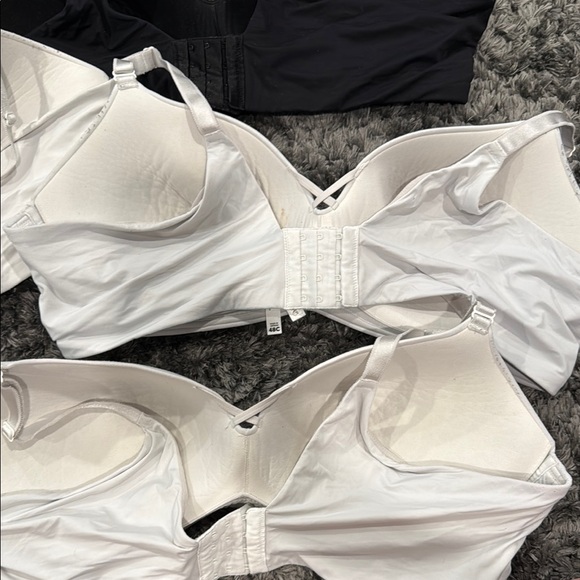 Torrid Black and White Full-Coverage Bras with Adjustable Straps - Picture 7 of 10